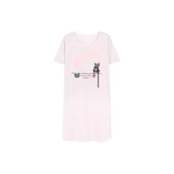 XIAFENYAN Nightgown Women's Light Pink