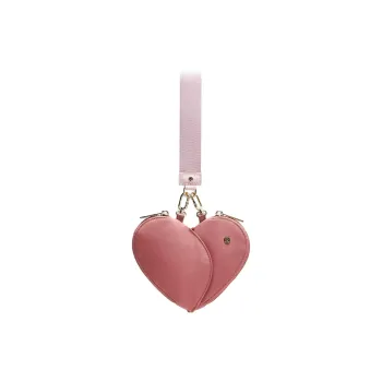 Lululemon Nylon Heart Shaped Bag Handbag Women's Pink