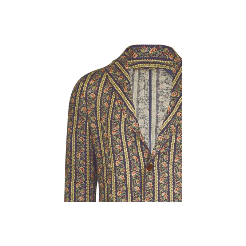 Vivienne Westwood Floral Striped Blazer-8