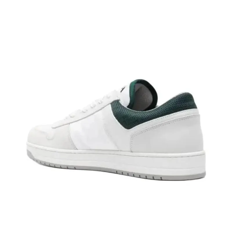 PRADA Prada Downtown Low-Top Skateboard Shoes Men's Gray White-2