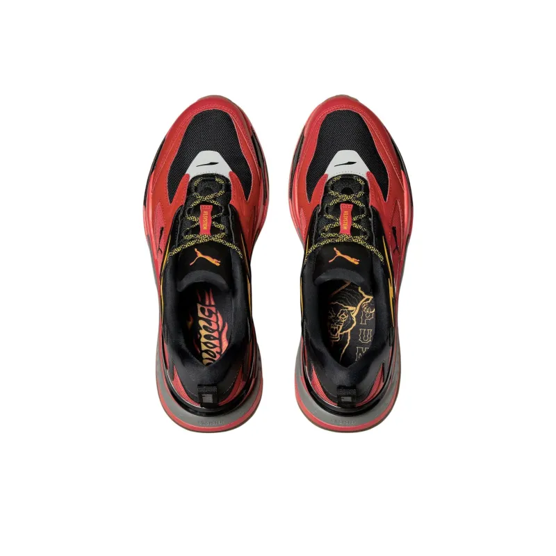 PUMA RS Fast Anti Slip Wear Resistant Low Top Casual Shoes Men's Red Black-2