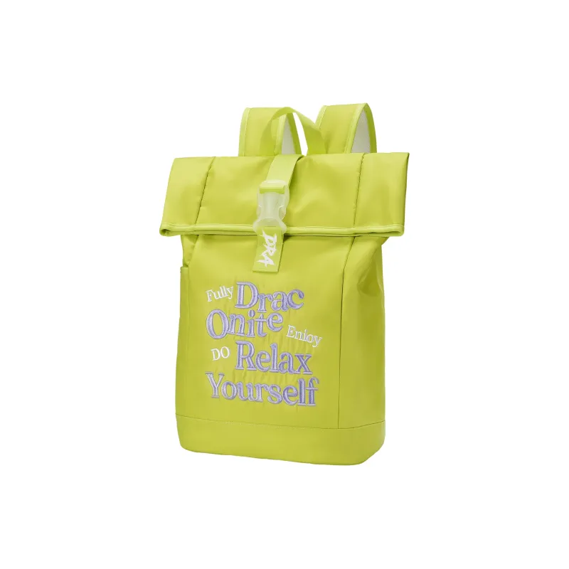 DRACONITE Polyester Students Backpack Regular Unisex Lime Neon Green-17