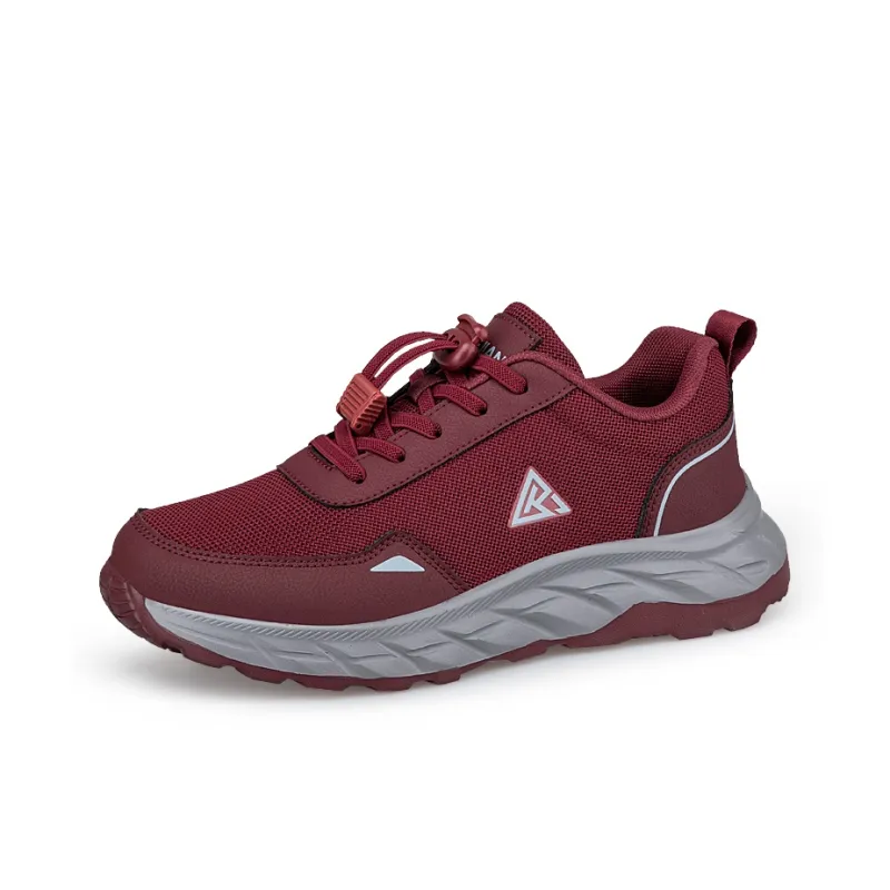 Recreation Anti-Slip And Wear-Resistant Breathable Low-Top Casual Shoes Women's Maroon-1