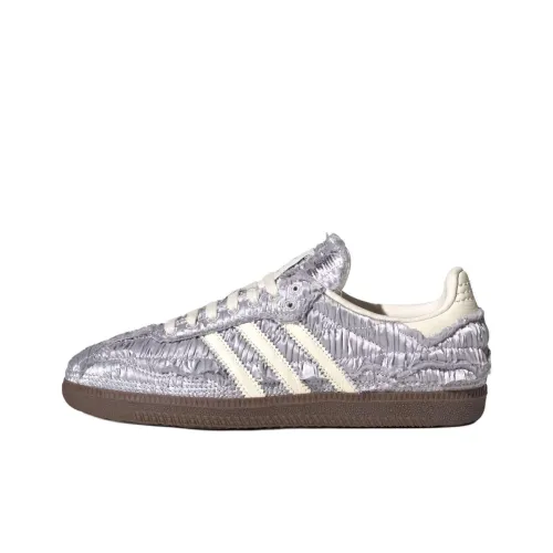Adidas Originals Samba Og Caroline Hu Satin Silver Metallic Women's