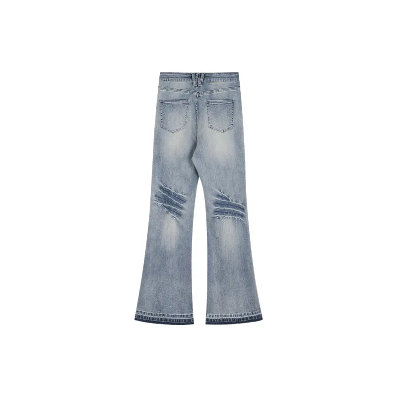 ANNIBUHUO Jeans Women's Denim Blue-1