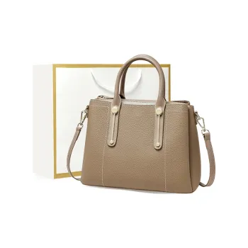 Narandu Top Grain Cow Leather Tote Shoulder Bag Crossbody Bag Handbag Large Size Women's Multicolor