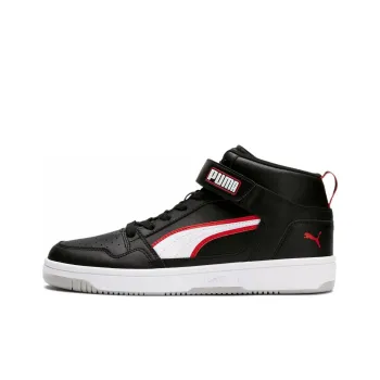 PUMA Rebound Layup Anti-Slip Wear-Resistant High-Top Skateboard Shoes Men's Black