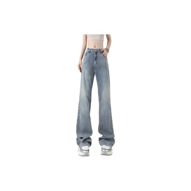 HOKLV Jeans Unisex Black-13