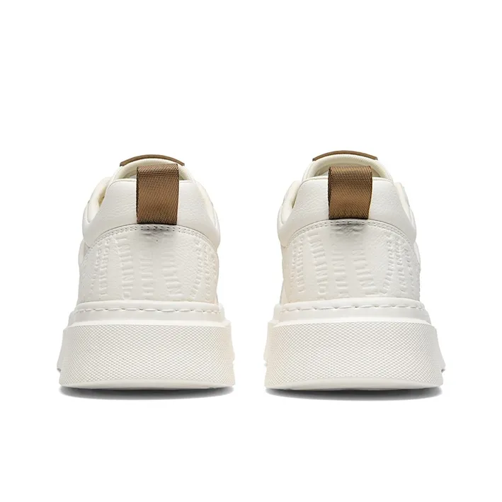 AOKANG Air Force One Series Skateboard Shoes Men Low Top Yellow, Brown, White-12