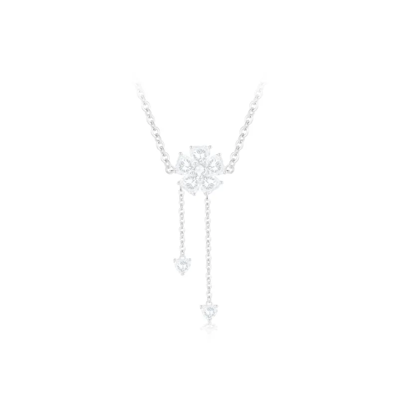 PRETTY DIARY Zircon Necklaces Women's-2
