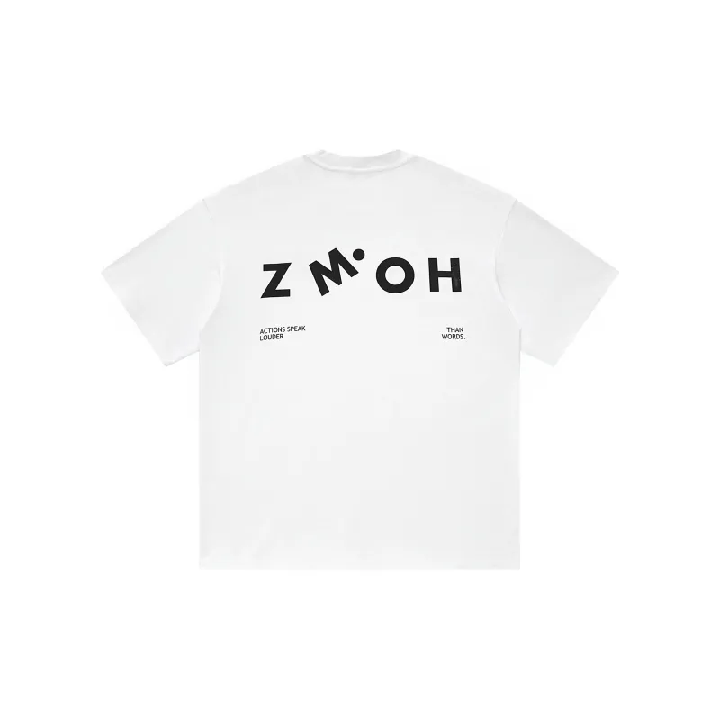 ZMOH Short Sleeved T Shirt Unisex Couple's-3