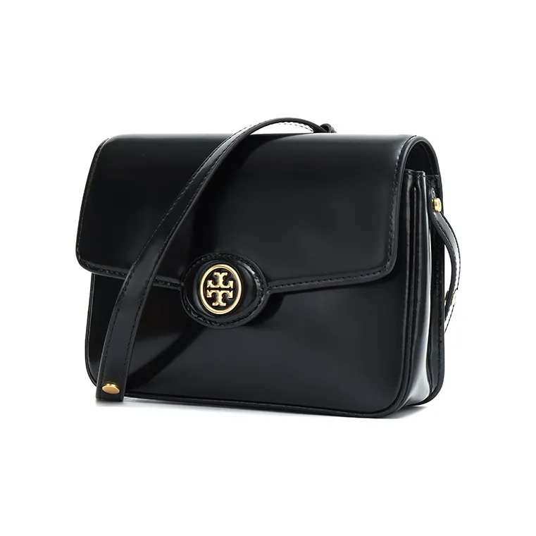 TORY BURCH Robinson Patent Leather Crossbody Bag Shoulder Bag Women's Black-1