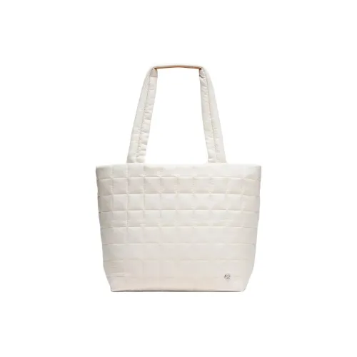 Lululemon Polyester Tote Bag Shopping Bag Handbag Regular Women's White
