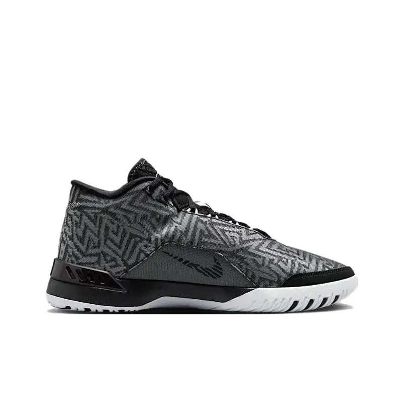 Nike Anti-Slip Wear-Resistant Low-Top Basketball Shoes Men's Black-1