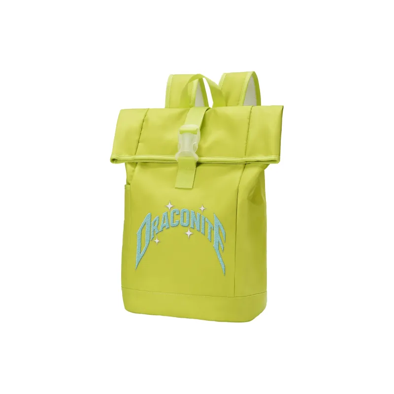 DRACONITE Polyester Students Backpack Regular Unisex Lime Neon Green-11