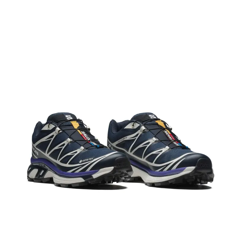 SALOMON XT 6 Anti Slip And Wear Resistant Water Resistant Low Top Running Shoes Men's Dark Blue-1
