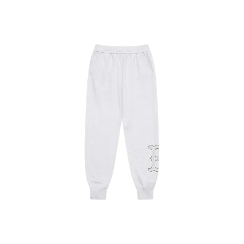 MLB MONOGRAM Collection Boston Red Sox SS25 Knitted Sports Pants Unisex Light Heather Gray