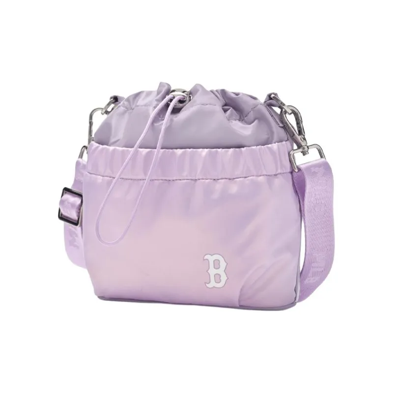 MLB New York Yankees Nylon Bucket Bags Shoulder Bags Mini Women's Purple-1