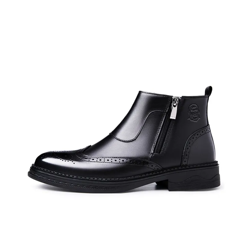 LAORENTOU Ankle Boots Men's Black-2