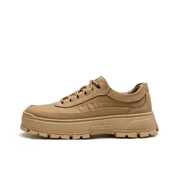 CAMEL Work Boots Men Low Top Khaki/Desert Yellow