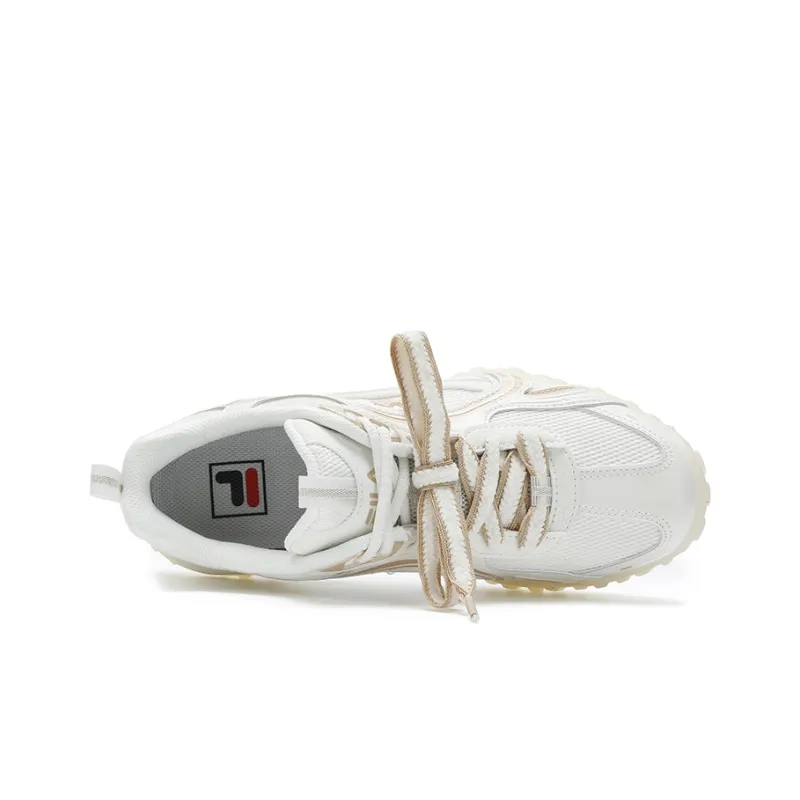 FILA PEBBLE Cushioning, Wear Resistant Low Top Running Shoes Women's Snow-3