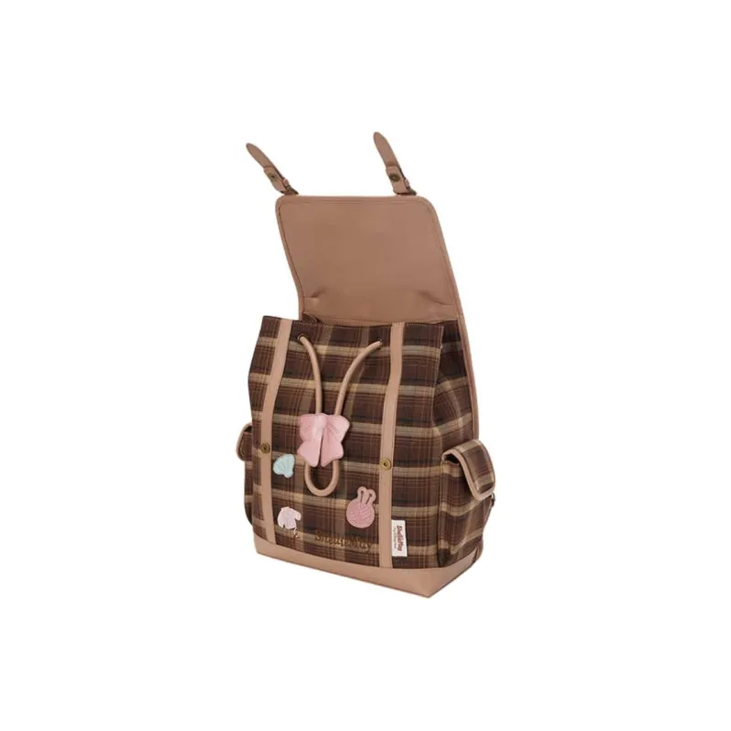 Disney Polyester Backpack Unisex Brown-2