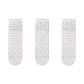⑤ Fall Winter Ruffle Hem Spot Versatile Sock Combination ⑤ (White+White+White)