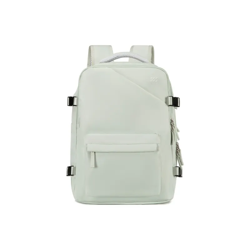 HLA Polyester Backpack Tubas Unisex White/Black/Mint Green-15