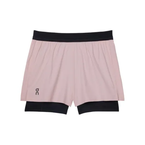 On Performance Casual Shorts Women's Light Purple/Black