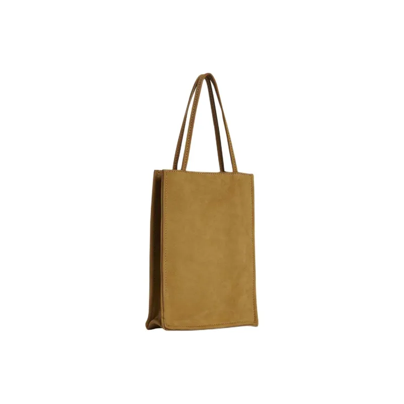 THE ROW Calfskin Tote Bag, Shopping Bag, Handbag Mini Women's Mustard Green-1