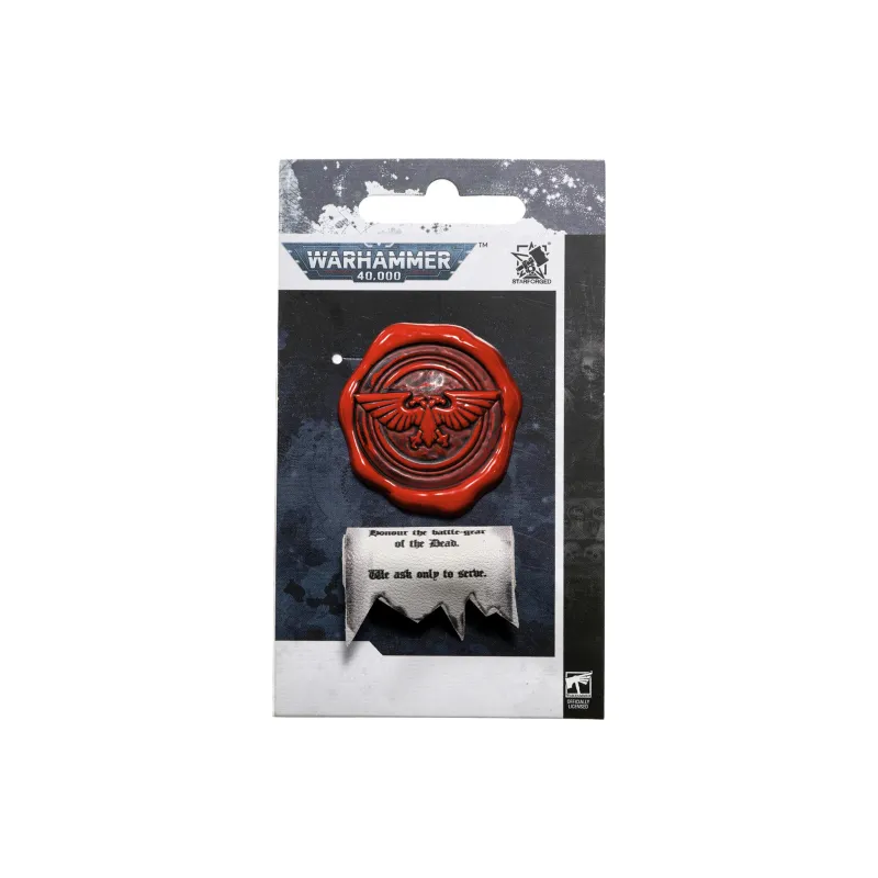 STARFORGED Space Marines 2 Empire Eagle Pure Seal, Star Forged, Warhammer 40K Merch Badges-5