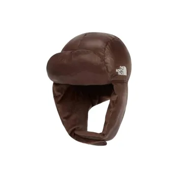 THE NORTH FACE Polyester Goose Down Goose Feather Trapper Hats Men's Brown