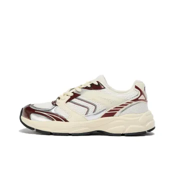 ZARA Low Top Chunky Sneakers Women's Beige Red