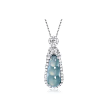 The Call Of The Heart Ice Glutinous Jadeite Necklaces Women's