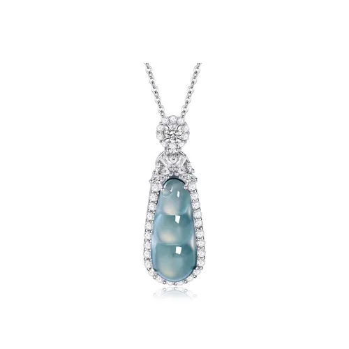 The Call Of The Heart Ice Glutinous Jadeite Necklaces Women's