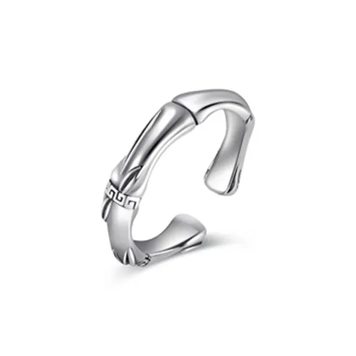 Welcome To The Treasure New Chinese Style Chinese Fashion Trend Bamboo Elegance Versatile Open Ring Rings Unisex