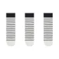 ⑥ Fall/Winter Fashion Stripes Versatile Socks Combination (White+White+White)