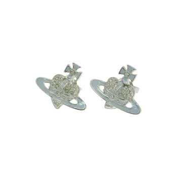 Vivienne Westwood Brass Earrings Women's Blue