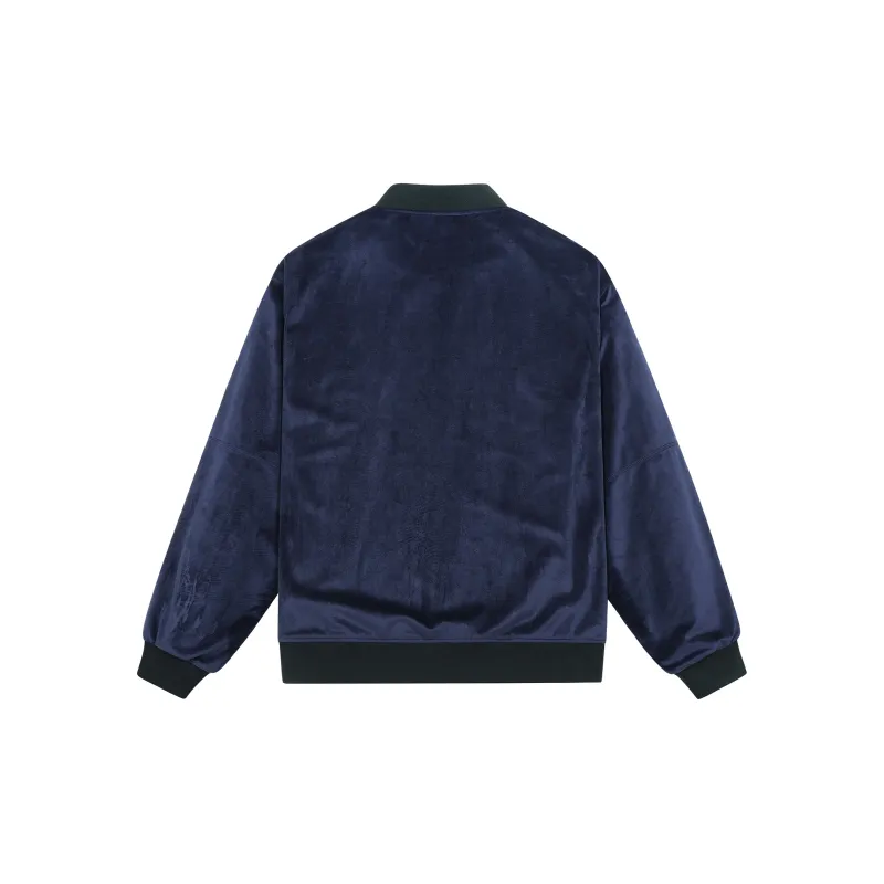 NFL Baseball Jacket Unisex Navy Blue-1