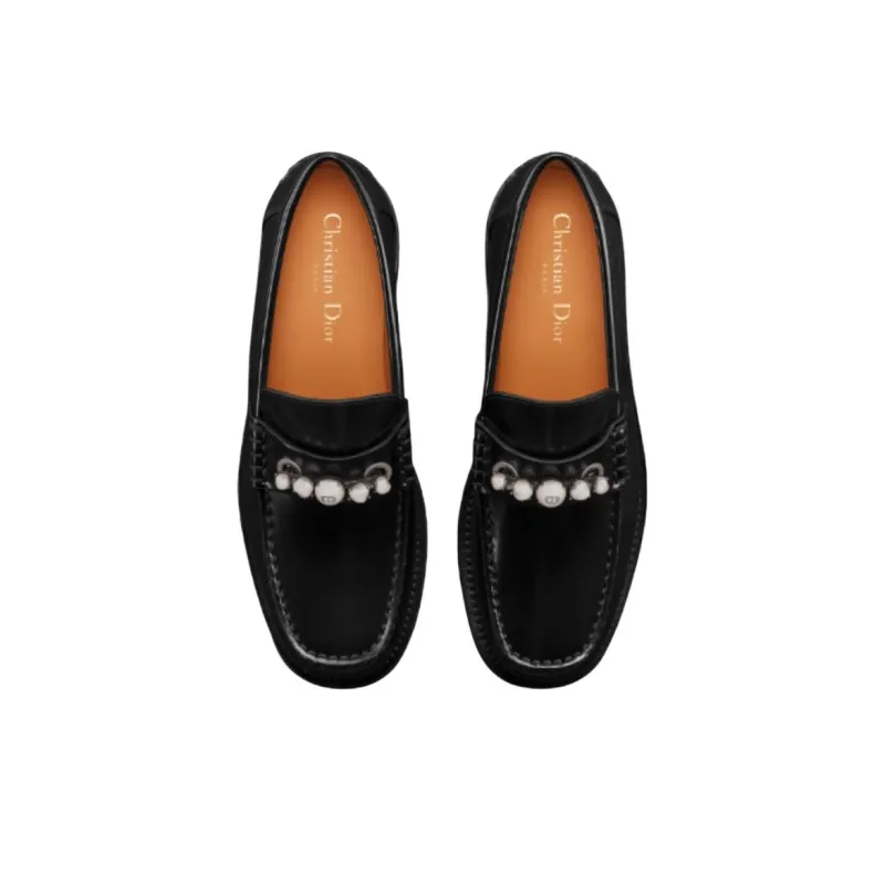 DIOR 2025 Spring And Summer Women's Clothing Collection Paris Loafers Women's Black-3