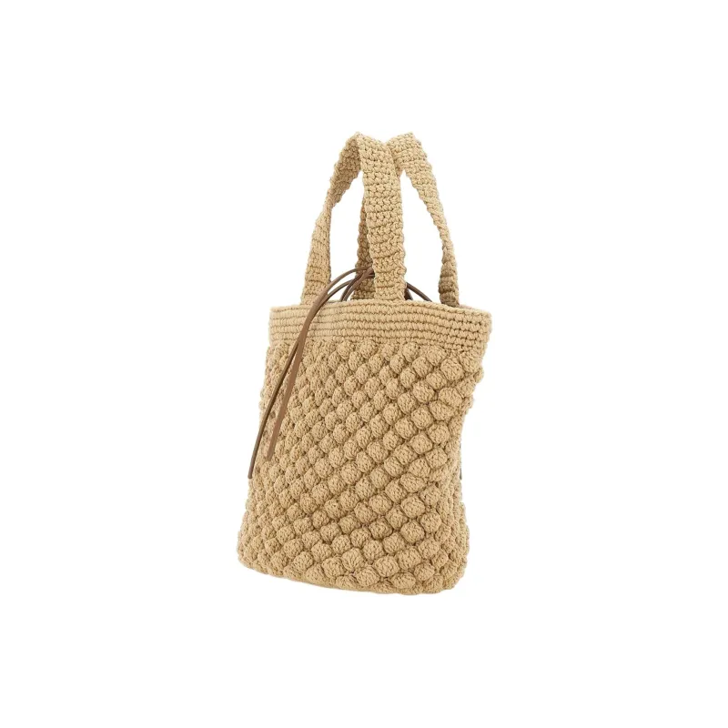 GIANNI CHIARINI Bella Woven Crochet Handbag-2