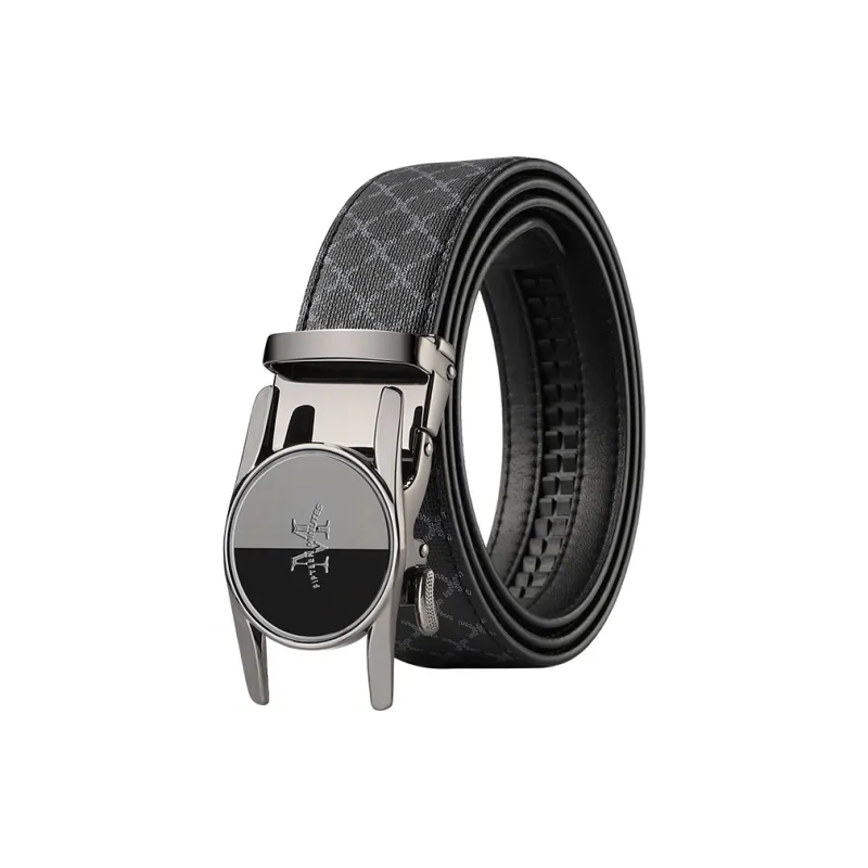 15 MINS Polyvinyl Chloride Leather Belts Men's 3.5cm-7