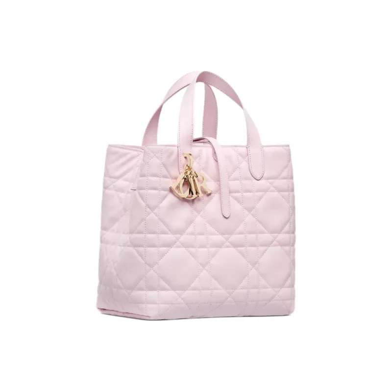 DIOR Toujours Cow Leather Native Bag, One Shoulder Handbag Medium Size Women's Light Pink-1