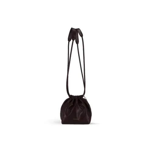 ALICE MARTHA Pure Vegan Leather Shoulder Bag Mini Women's Dark Brown