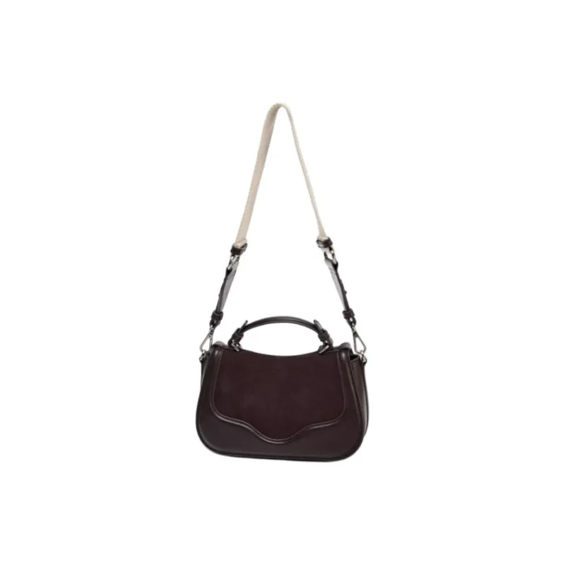 ZARA PU Crossbody Handbags Women's Light Beige-2
