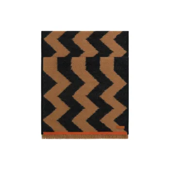 HERMES Cashmere Lambskin Shawls Women's Camel