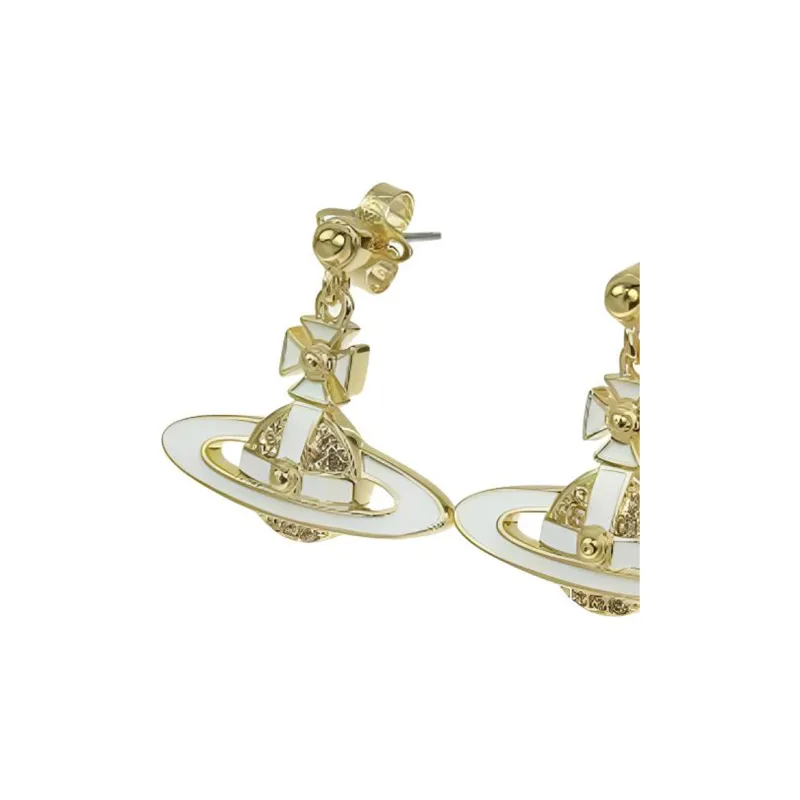 Vivienne Westwood Brass Earrings Women's Gold-2