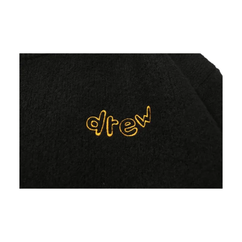 Drew House Letter Logo Series Sweaters Unisex Black-3