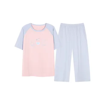 WANANNI Pajama Set Women's Blue