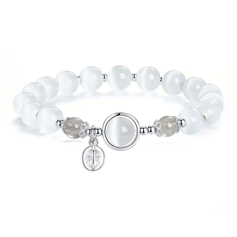 IS YOU Glass Cat Eye Bracelets Women's-0